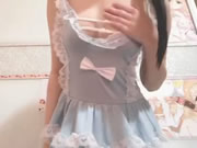 สาวน่ารักช่วยตัวเอง